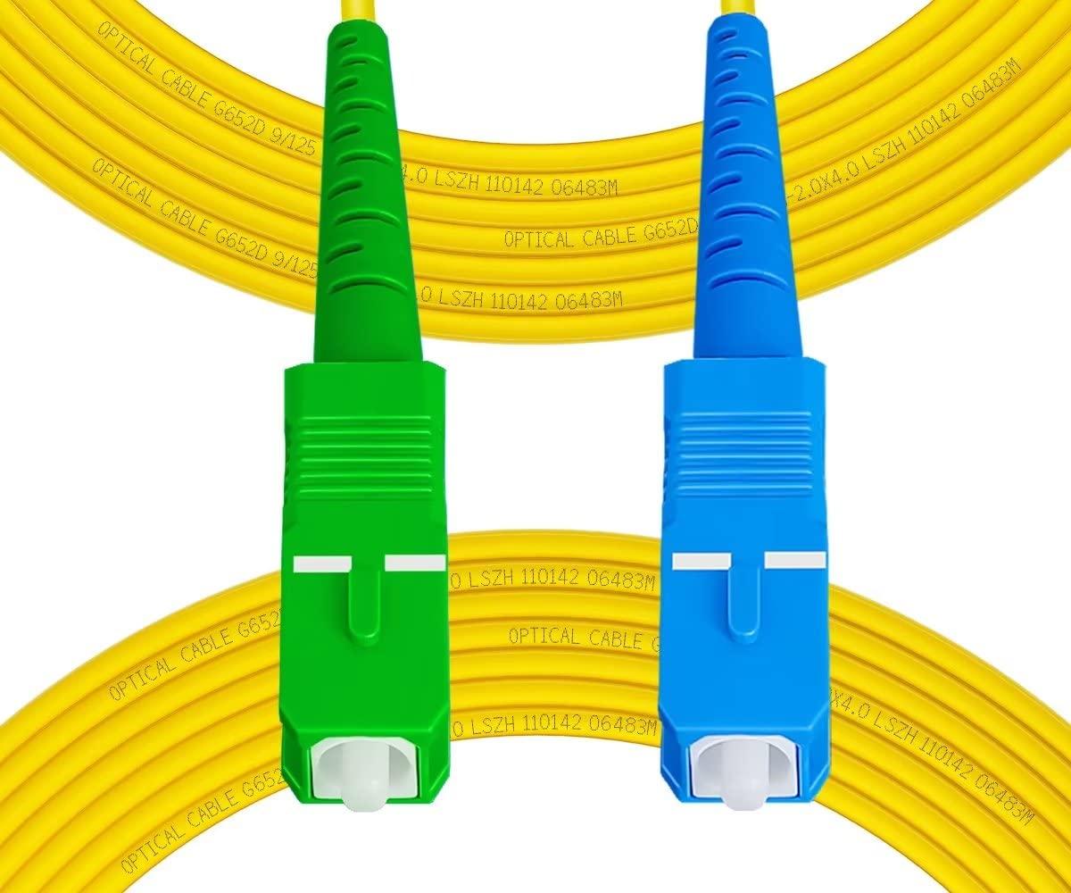 Fiber Patch Cord SC UPC to SC APC SX Yellow