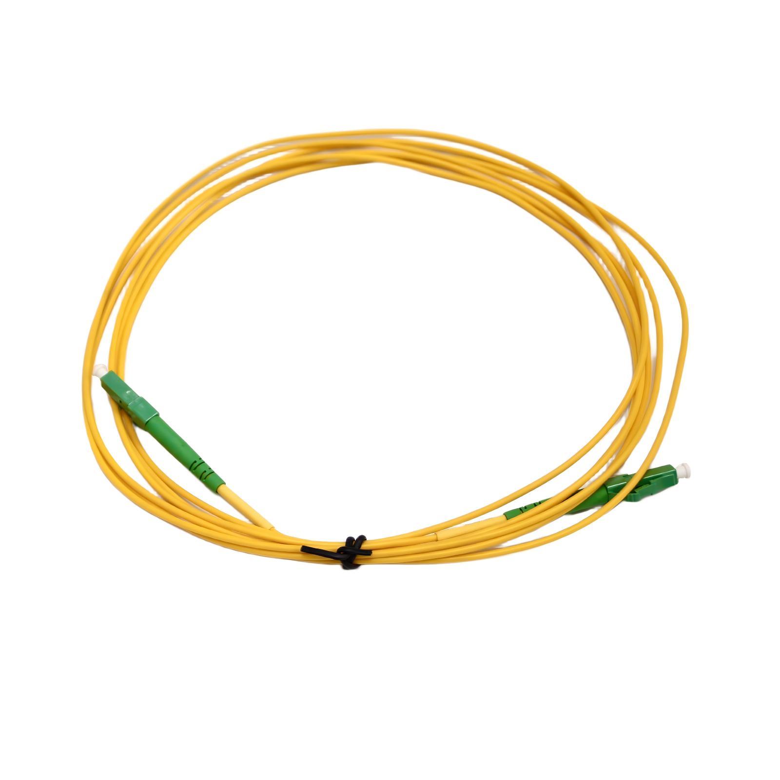 Fiber Patch Cord LC APC to LC APC SX Yellow