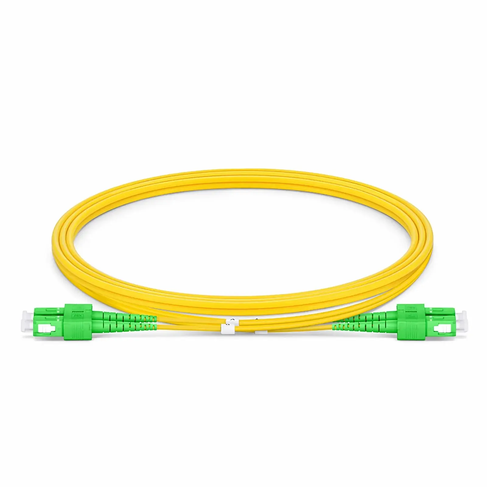 Fiber Patch Cord SC APC to SC APC DX Yellow