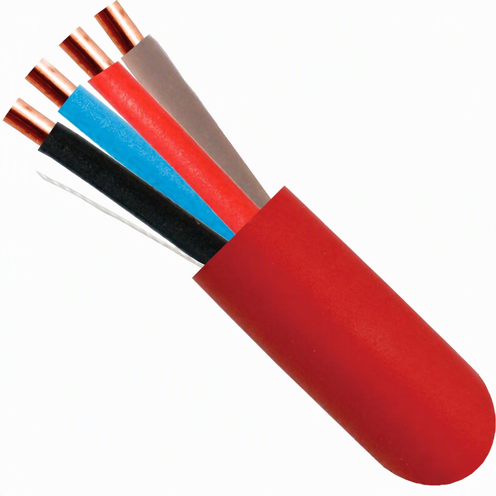 16/4 Fire Alarm Cable – Solid Bare Copper, FPLP Plenum Rated, Unshielded