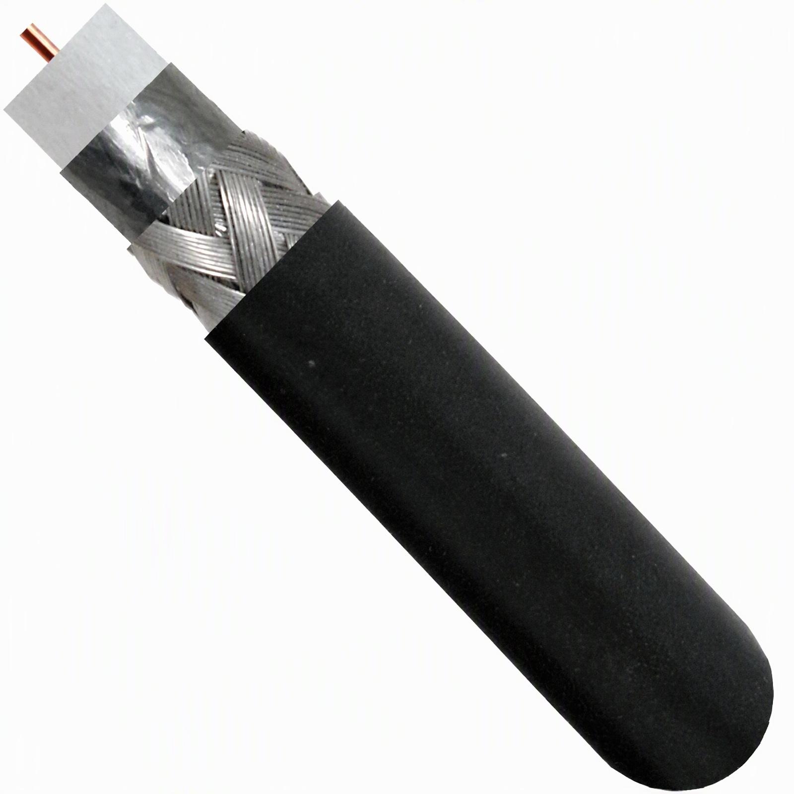 RG6 Plenum Coaxial Cable – 1000ft, CMP Rated, 18AWG CCS, Standard Shield, Wooden Spool