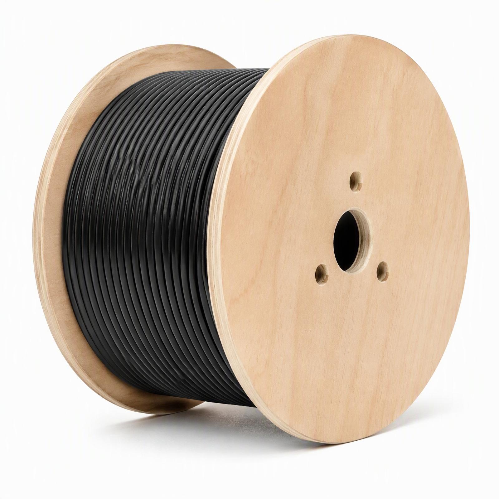 CAT6 Riser PVC 23 AWG FUTP 8C Solid Copper 550MHz Jacket 1000ft.