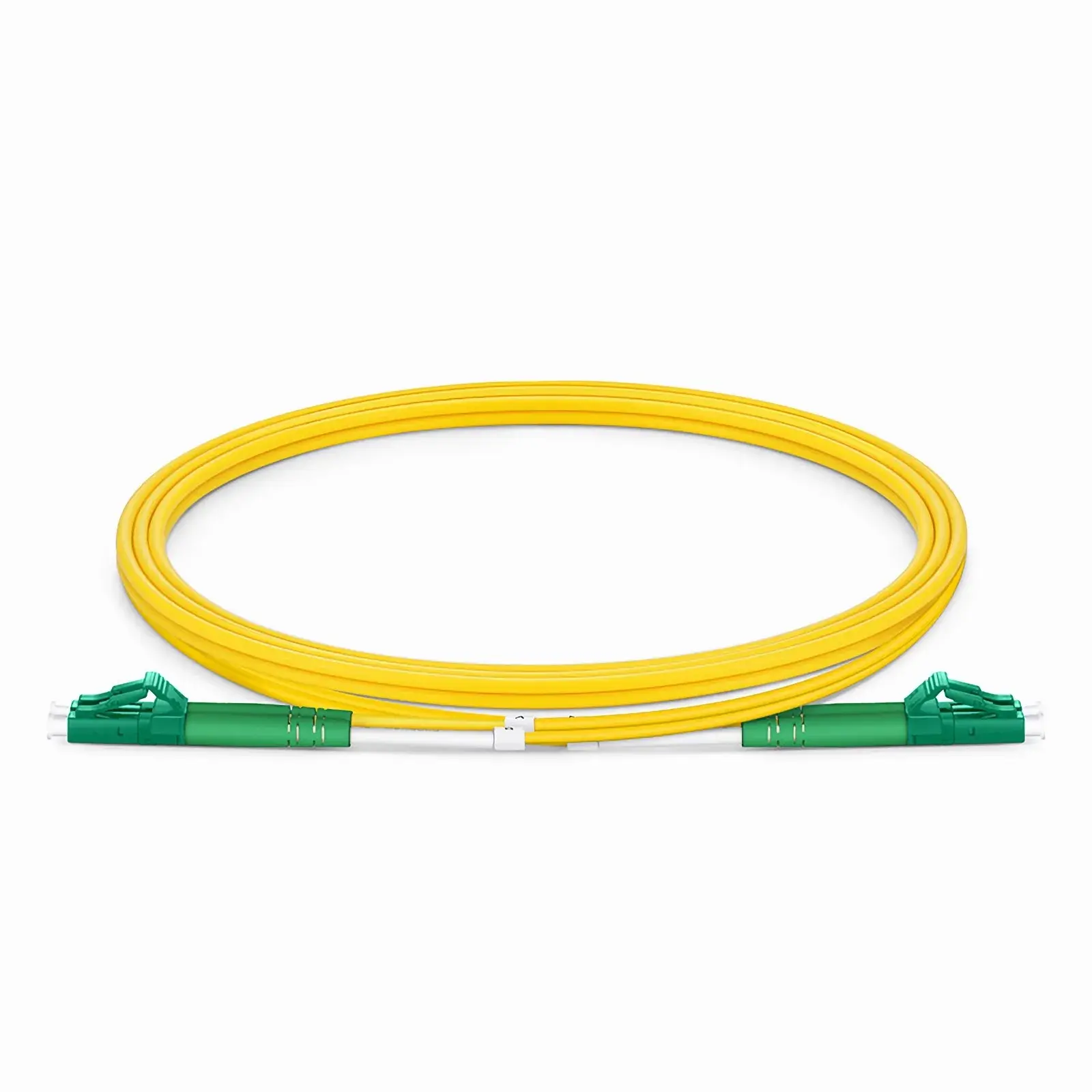 Fiber Patch Cord LC APC to LC APC DX Yellow